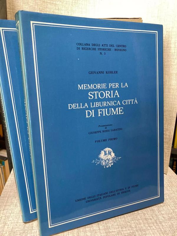 Copertina  1. Memorie per la storia della liburnica citta di Fiume