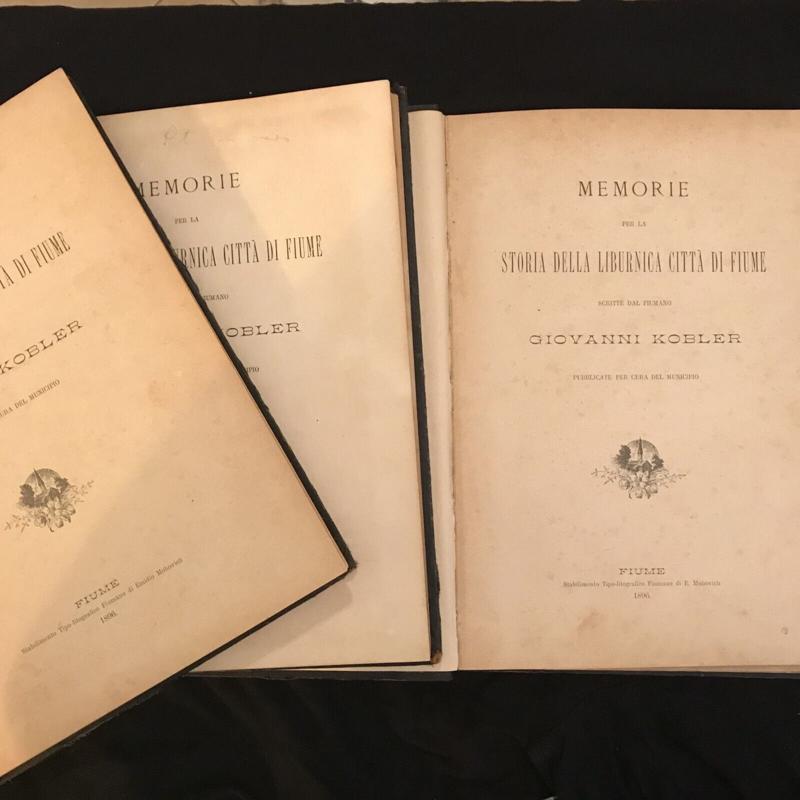 Copertina  Memorie per la storia della liburnica città di Fiume